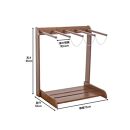 ［ウォルナット］&nbsp;サーフボードラック&nbsp;4本立て