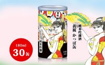 【黄桜】日本酒 かっぱ缶 純米吟醸（180ml缶×30本）