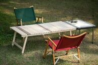 ひのきの２つ折りキャンプテーブル KUROSON400-F