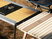ひのきの２つ折りキャンプテーブル KUROSON400-F