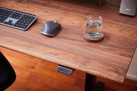 【幅160cm】【ウォールナット】電動昇降デスク&nbsp;無垢材&nbsp;パソコンデスク&nbsp;WAAKstandingPro