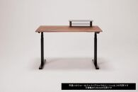 【幅140cm】【オーク】【ミニシェルフ付】電動昇降デスク&nbsp;無垢材&nbsp;パソコンデスク&nbsp;WAAKstandingPro
