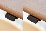 【幅140cm】【オーク】【配線トレー付】【ミニシェルフ付】電動昇降デスク&nbsp;無垢材&nbsp;パソコンデスク&nbsp;WAAKstandingPro