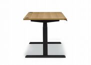 昇降デスク&nbsp;アルト120&nbsp;オーク&nbsp;天然木&nbsp;電動&nbsp;キャスター無