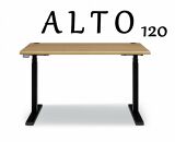 昇降デスク&nbsp;アルト120&nbsp;オーク&nbsp;天然木&nbsp;電動&nbsp;キャスター有