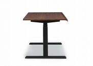 昇降デスク&nbsp;アルト140&nbsp;ウォールナット&nbsp;天然木&nbsp;電動&nbsp;キャスター無