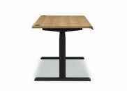 昇降デスク&nbsp;アルト140&nbsp;オーク&nbsp;天然木&nbsp;電動&nbsp;キャスター無