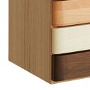 レターケース&nbsp;3段&nbsp;テイク&nbsp;ミニチェスト&nbsp;収納家具&nbsp;ケース&nbsp;ボックス&nbsp;小物&nbsp;木箱&nbsp;北欧