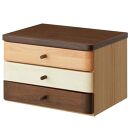 レターケース&nbsp;3段&nbsp;テイク&nbsp;ミニチェスト&nbsp;収納家具&nbsp;ケース&nbsp;ボックス&nbsp;小物&nbsp;木箱&nbsp;北欧