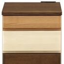 403ナイトテーブル テイク ソファーサイドテーブル リビングワゴン ベッドサイドテーブル 2口コンセント付き キャスター付き サイドワゴン 引き出し 3段 インテリア 木製 北欧 テイスト モダン