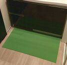洗濯いらず、ずれない、抗菌 のふく楽 洗面マット（・洗面マット×2枚 ・長さ90cm 幅50cm 厚み5mm ・カラー:ライトグリーン）