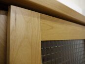 80&nbsp;カップボード&nbsp;ハッピー&nbsp;全ガラス＜WH色＞