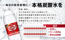 【定期便2か月】アサヒ&nbsp;炭酸水&nbsp;ウィルキンソンタンサン&nbsp;ペットボトル&nbsp;500ml&nbsp;1ケース×2か月