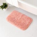 【ピンク】バスマット&nbsp;35×60cm&nbsp;乾度良好バスミューズミレニアム&nbsp;吸水速乾&nbsp;抗菌防臭