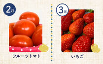 【12ヶ月定期便】野菜&nbsp;くだもの&nbsp;米（月替わりで毎月お届け）【野菜&nbsp;やさい&nbsp;フルーツ&nbsp;果物&nbsp;くだもの&nbsp;お米&nbsp;こめ&nbsp;白米&nbsp;&nbsp;食品&nbsp;人気&nbsp;おすすめ】