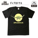 恐竜・古代生物Tシャツ　ディプロドクス 031　サイズ120（キッズ・ユニセックス）