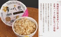 夢つくし 玄米 PREMIUMパック 160g×24パック パックご飯 玄米パック 非常食 保存食 福岡県産
