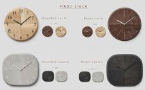 HAGI clock - Bevel circle　SASAKI【旭川クラフト(木製品/壁掛け時計)】ハギクロック / ササキ工芸【walnut】_03457