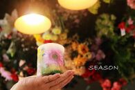 EH12　手作りボタニカルキャンドル体験とお花がいっぱいのアトリエで記念撮影
