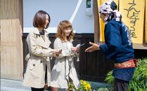 GM01　倉敷店で利用可 倉敷の街並みを人力車でめぐる美観地区半周コース 利用券 10000円分