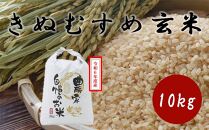 HD06　【先行予約】令和6年度産  きぬむすめ 玄米 10kg　岡山県倉敷市産【玄米 米 きぬむすめ  国産 岡山県 倉敷市 人気 おすすめ】