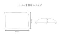 FH002VC01　はぎもの舎　丸ごと洗える！ 枕としてもクッションとしても使える、ふわもちピロー【LLサイズ】【カラー：(1)デニム・ブルー】