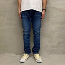 CK78【岡山デニム】USED加工ジーンズ［INDIGO・スリムテーパード］／30インチ