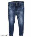 DB21【SIZE:0】T-ASSACレディースジーンズ「SKINNY/LIGHT INDIGO」（スキニー）