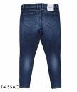 DB21【SIZE:0】T-ASSACレディースジーンズ「SKINNY/LIGHT INDIGO」（スキニー）