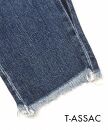 DB22【SIZE:1】T-ASSACレディースジーンズ「BAGGY/INDIGO」（バギー）