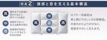  ロフテー 快眠枕 LT-060 マルコビーンズ【４号】【エアウィーヴ グループ】JF001VC04