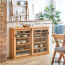 収納物に合わせてシンデレラフィットが可能な90サイズシェルフ【ナチュラル】