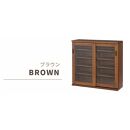 収納物に合わせてシンデレラフィットが可能な90サイズシェルフ【ブラウン】