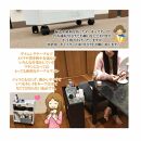 テーブル下 収納 ワゴン 完成品 大川家具 キャスター付き テーブルワゴン アンダーラック わごんちゃん ブラック