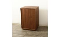 大川家具&nbsp;ティレ&nbsp;50cmリビングチェスト&nbsp;台輪&nbsp;天然木ウォールナット