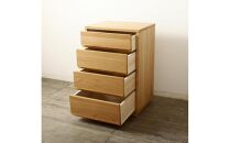 大川家具&nbsp;ティレ&nbsp;50cmリビングチェスト&nbsp;台輪&nbsp;天然木オーク(ナラ)