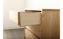 大川家具&nbsp;ティレ&nbsp;50cmリビングチェスト&nbsp;台輪&nbsp;天然木オーク(ナラ)