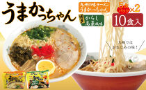 うまかっちゃん&nbsp;2種&nbsp;10食&nbsp;セット&nbsp;（定番5袋＆博多からし高菜風味&nbsp;5袋）