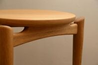 【FILE FURNITURE WORKS】スツール オーク（FH1-F Stool）（クリアオイル）［ 京都 家具 インテリア イス 椅子 おしゃれ 高級 人気 おすすめ 国産 職人 一点もの オーダー 東京 田園調布 ショールーム ］ 