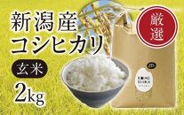 【令和5年産米】新潟産コシヒカリ  玄米2kg