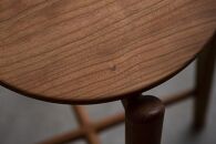 【FILE FURNITURE WORKS】ハイスツール ウォールナット（FH2-F High stool）