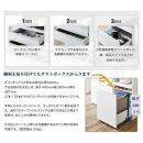 食器棚&nbsp;幅115cm&nbsp;マルシェ&nbsp;ホワイト