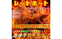 レッドホット特製手羽先唐揚げ【たけてば】瞬間急速冷凍仕上げ(5本入×4セット）【&nbsp;惣菜&nbsp;冷凍&nbsp;冷凍から揚げ&nbsp;つまみ&nbsp;お酒のあて&nbsp;おかず&nbsp;お弁当&nbsp;レンジ調理&nbsp;温めるだけ&nbsp;簡単調理&nbsp;時短&nbsp;ギフト&nbsp;お歳暮&nbsp;贈答品&nbsp;】