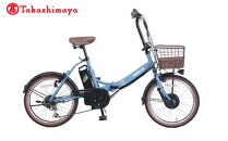 高島屋　PELTECH ２０型ノーパンク折り畳み電動アシスト自転車ＢＧ〈高島屋選定品〉