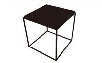 トレイテーブル ブラック HBT-030 お部屋に圧迫感のないシンプルデザイン