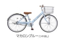 ヱビス自転車　子供自転車　エッセ22-A　マカロンブルー