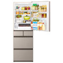 日立&nbsp;冷蔵庫【標準設置費込み】5ドア&nbsp;470L&nbsp;右開き&nbsp;HWSタイプ&nbsp;真ん中冷凍室&nbsp;まるごとチルド&nbsp;幅60cm&nbsp;ライトゴールド&nbsp;R-HWS47X-N