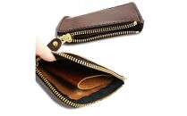 匠 Leather Coincase カーキ