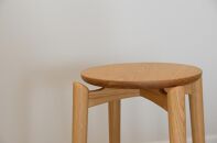 【FILE FURNITURE WORKS】ハイスツール オーク（FH2-F High stool）