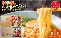 藤原製麺&nbsp;旭川製造&nbsp;みづの生姜ラーメン&nbsp;1箱(10袋入)/旭川&nbsp;らーめんや&nbsp;天金醤油ラーメン&nbsp;1箱(10袋入)インスタント袋麺_03487